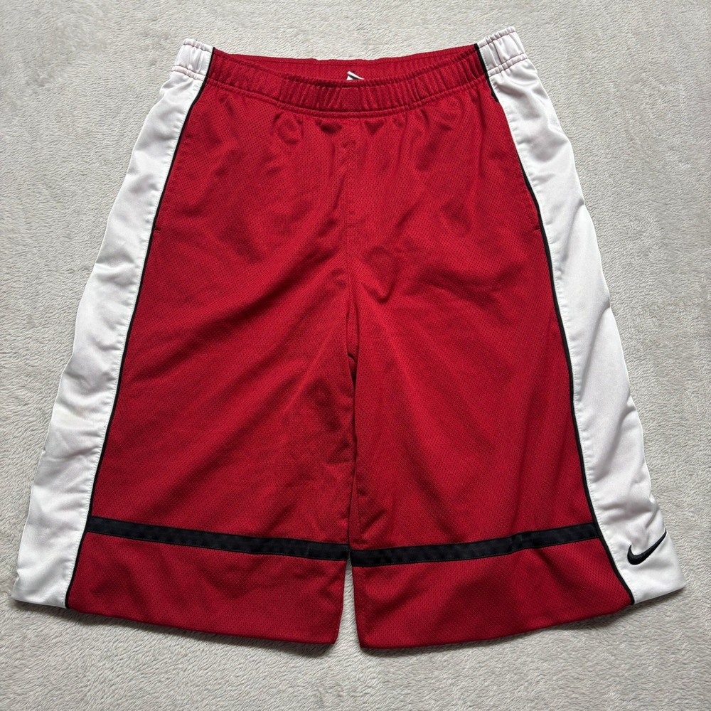 VTG Nike Bankroll Shorts Mens XL White Red Black Retro Basketball Y2K‎